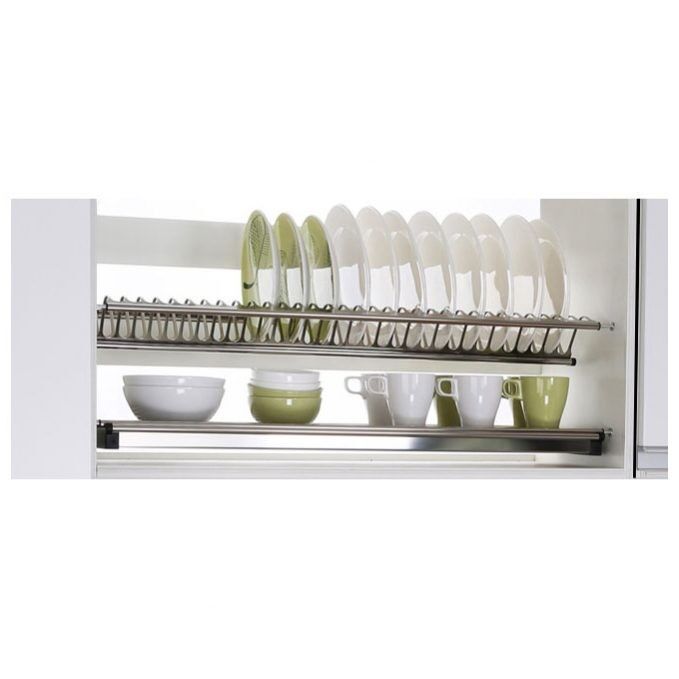 סט מייבש צלחות קפיצי נירוסטה