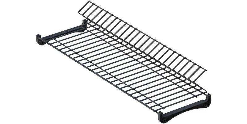 מדף ייבוש לכוסות וצלחות - נירוסטה אפור גרפיט