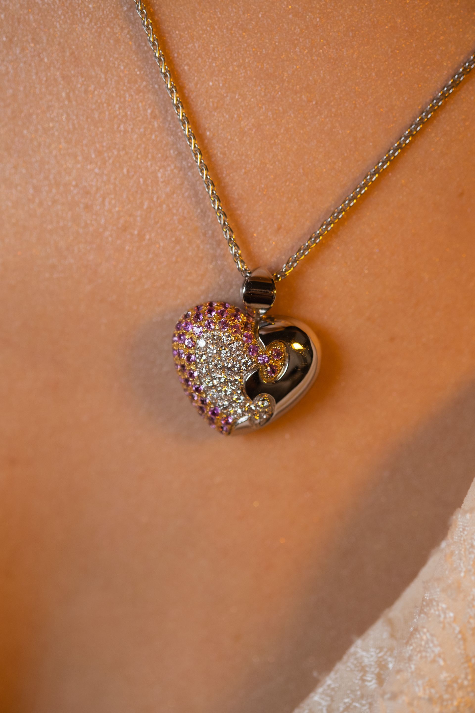collana con cuore
