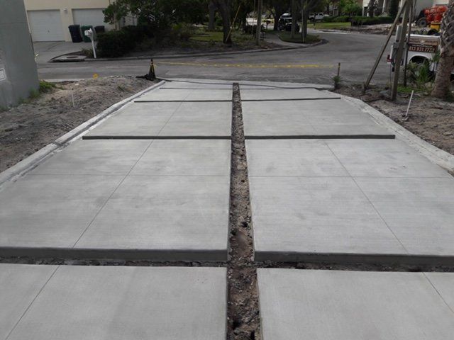 Before Grass Pavers - Tampa, FL - MD Finishers