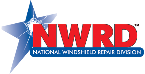 The logo for the national windshield repair division has a blue star on it.