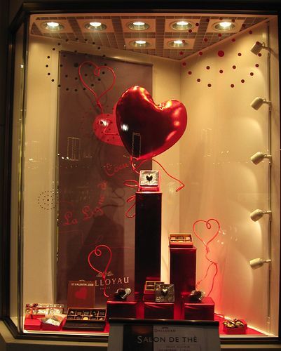 Valentine deal window display