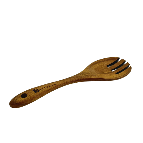 Teak Wood Salad Spoon and Fork Set