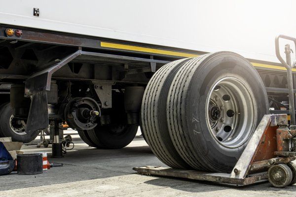 Trailer truck tire repair — Valley City, ND — Quality Alignment & Brake Center