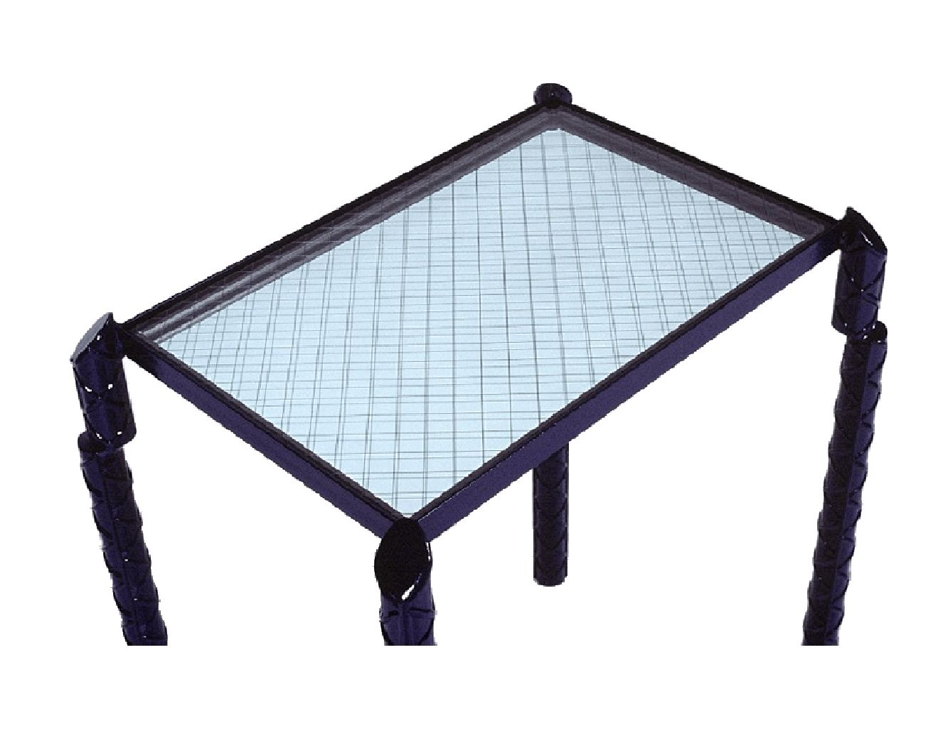 Blue rebar Table (detail)