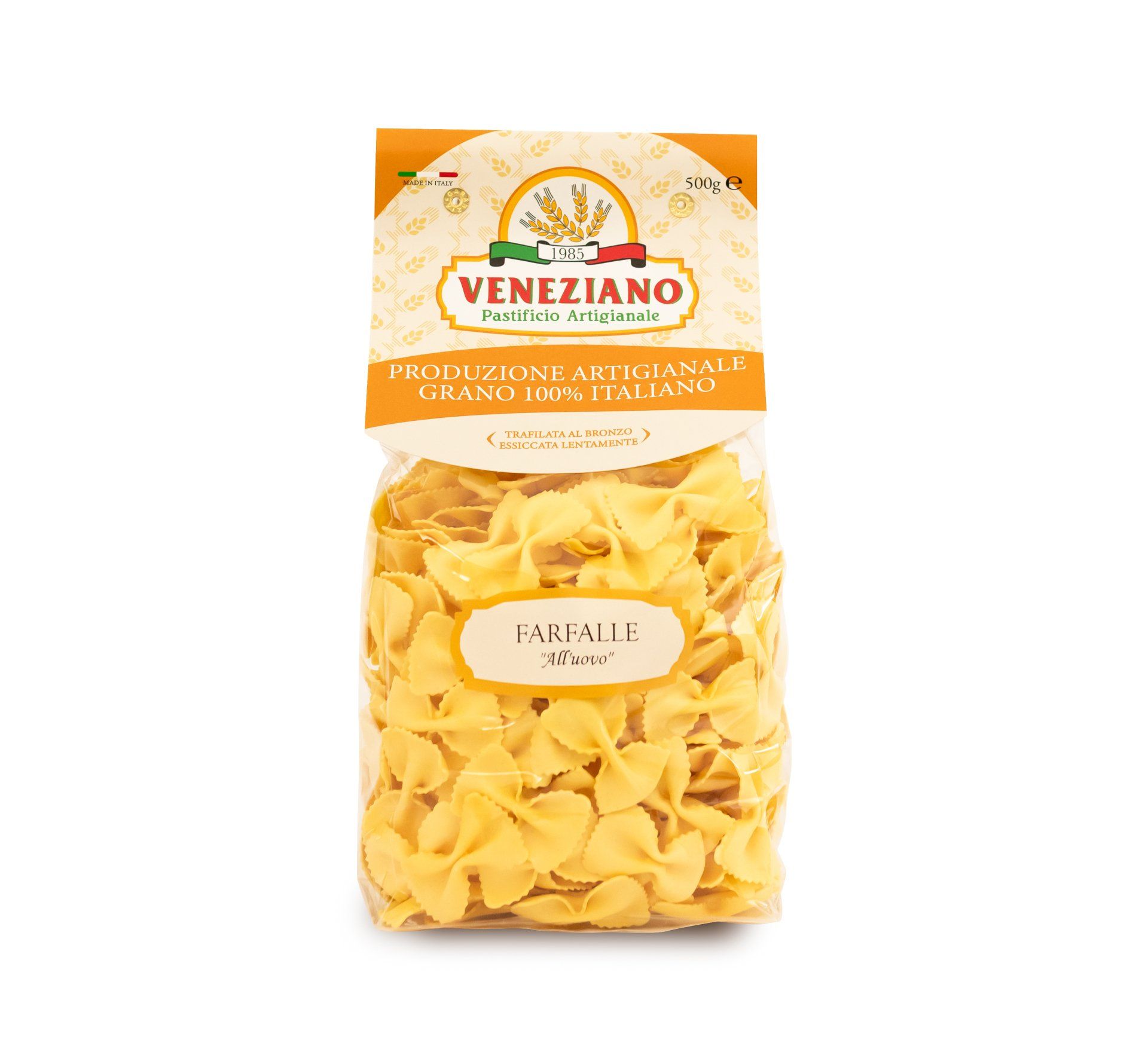 Farfalle all'uovo
