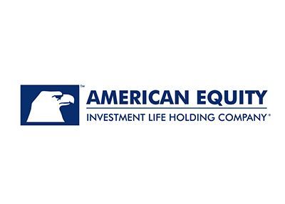 American Equity Investment Life Holding Company logo, blue with an eagle and text.