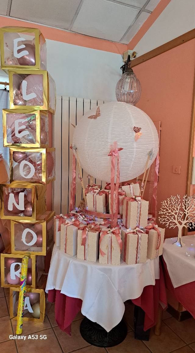 decorazioni per evento battesimo