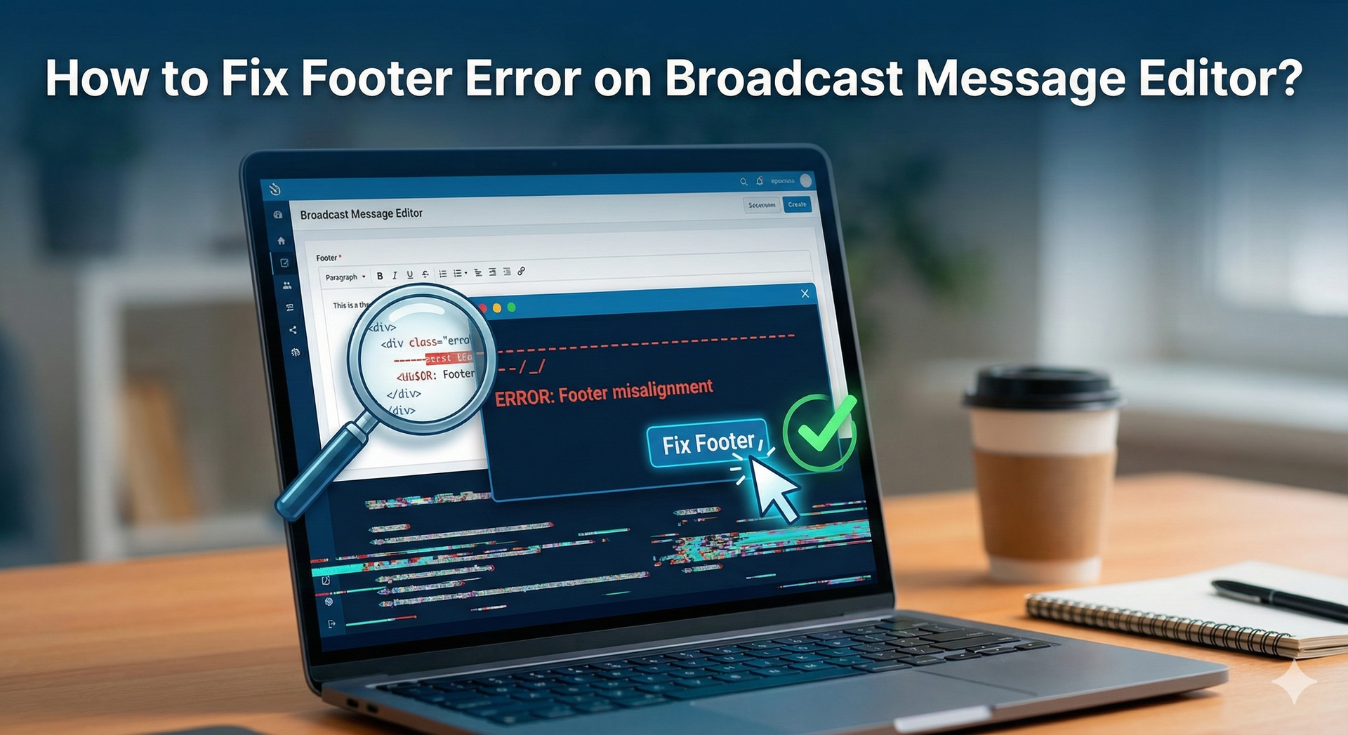 People with arms raised, connected to a curving line, with a technology symbol.