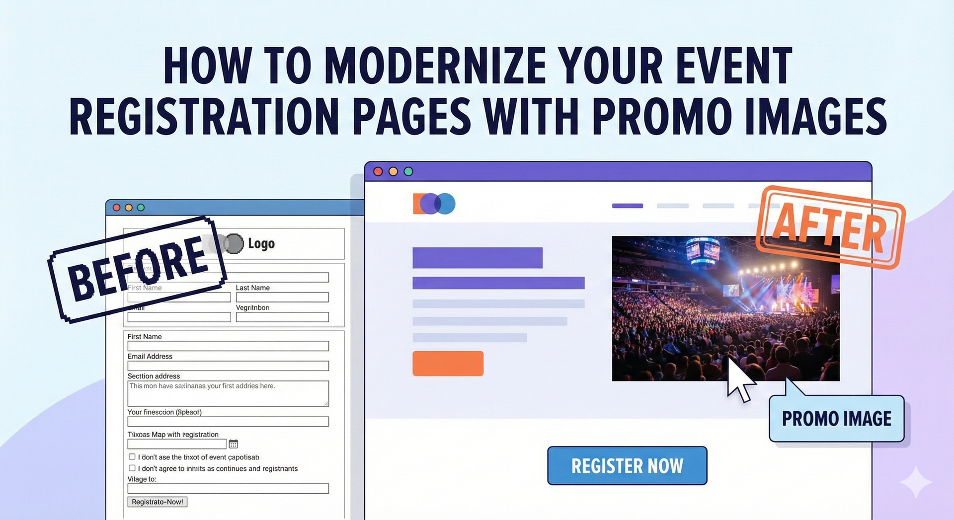 People with arms raised, connected to a curving line, with a technology symbol.