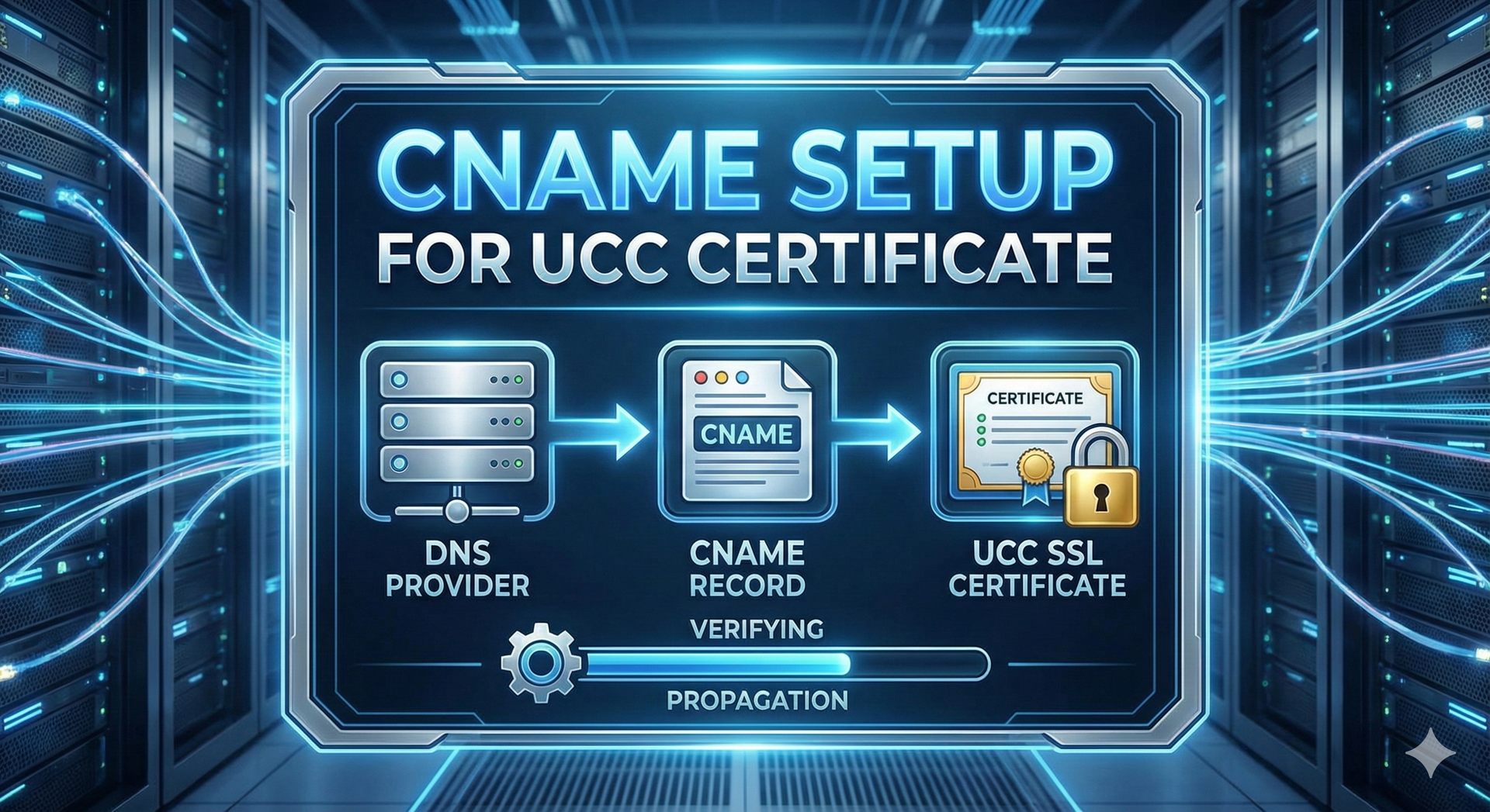 Stylized figures with raised arms, connected by curving lines, and a circle. Dark blue and yellow.