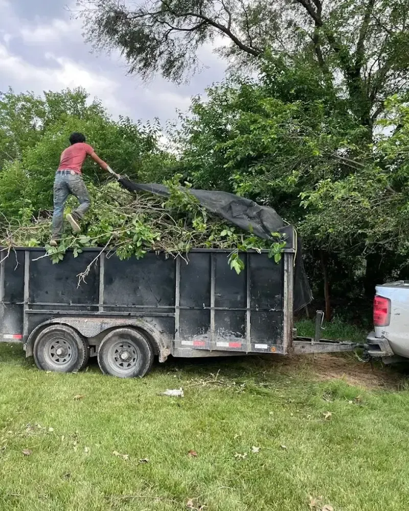 Land clearing work in Ankeny