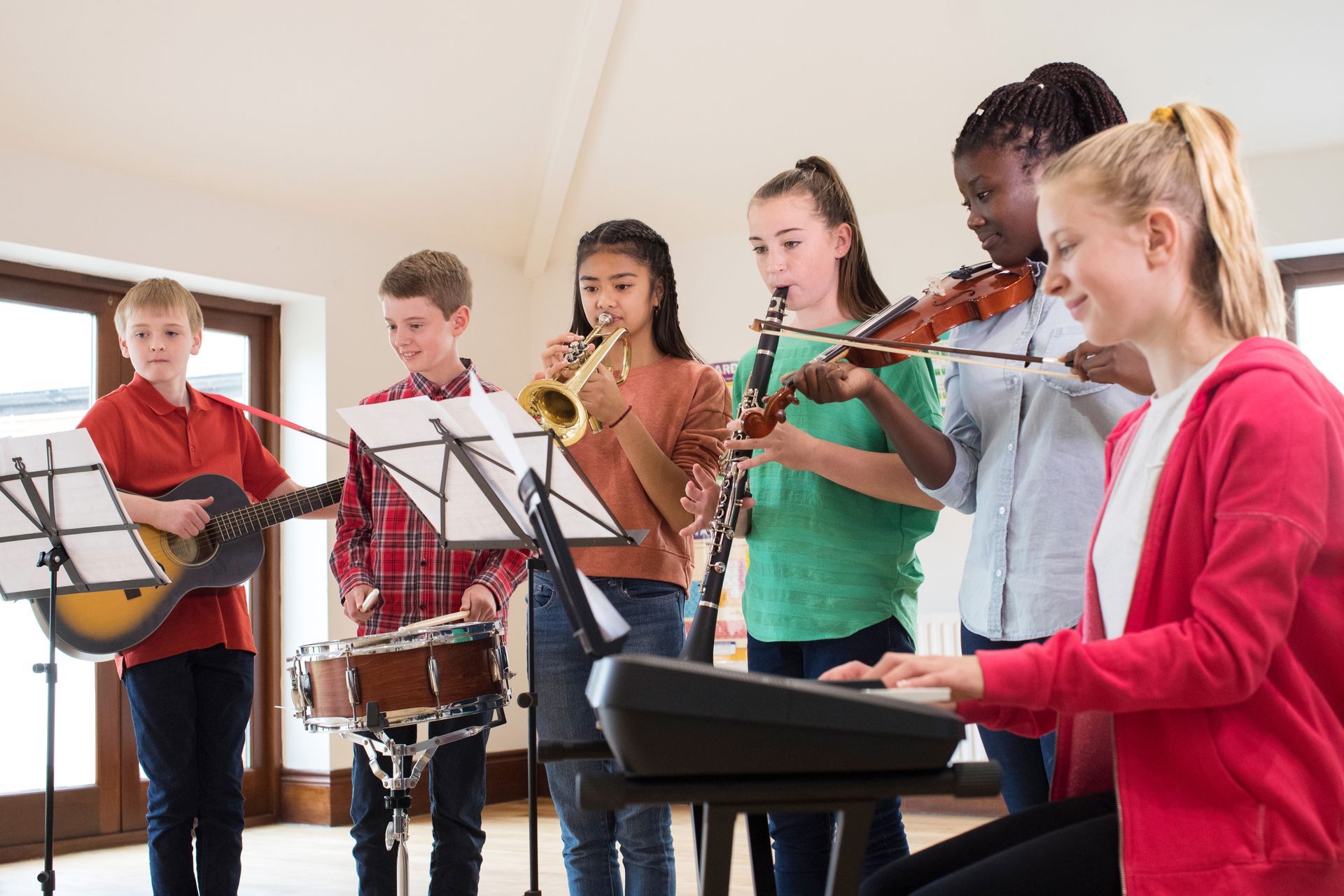 Middle School and High School Band Instruments