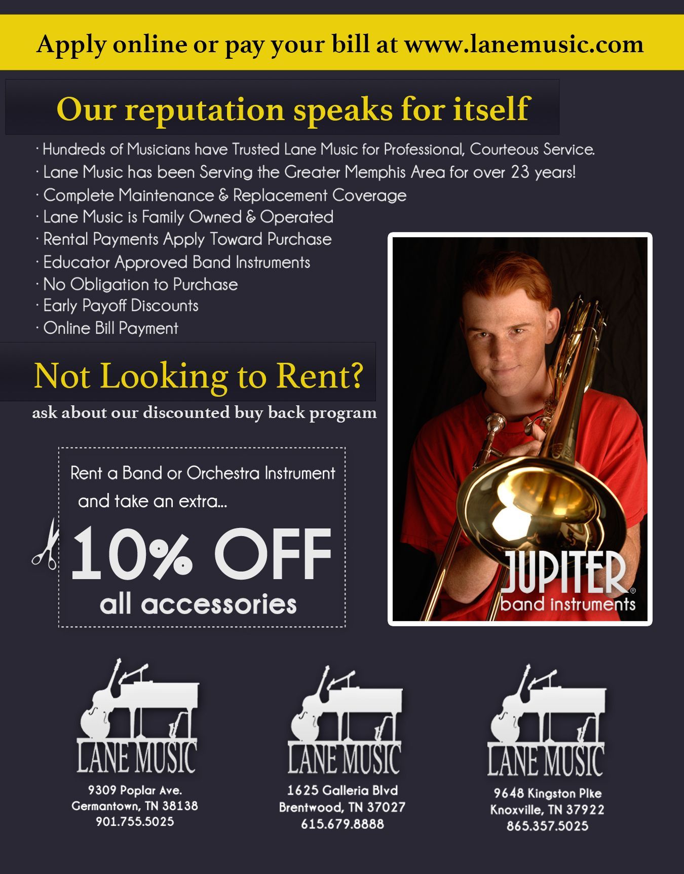 Rent to Own instruments near me