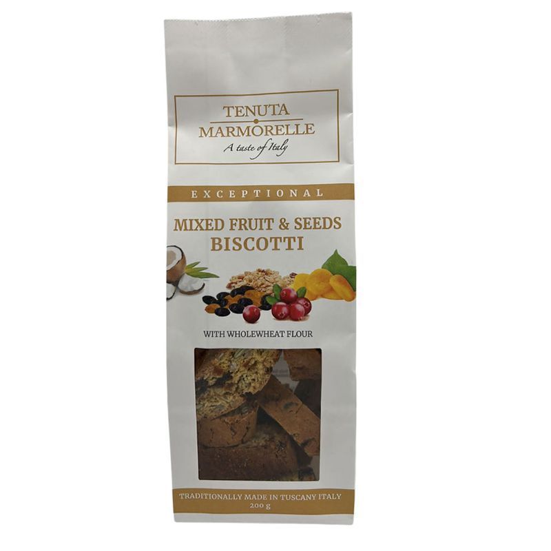 Mixed Fruit & Seeds Biscotti 200g