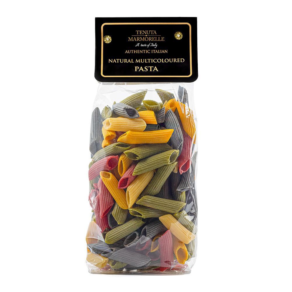 Natural Multi-coloured Penne Pasta 500g