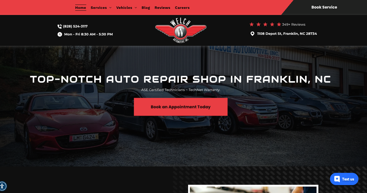 Welch Automotive Inc. in Franklin, NC