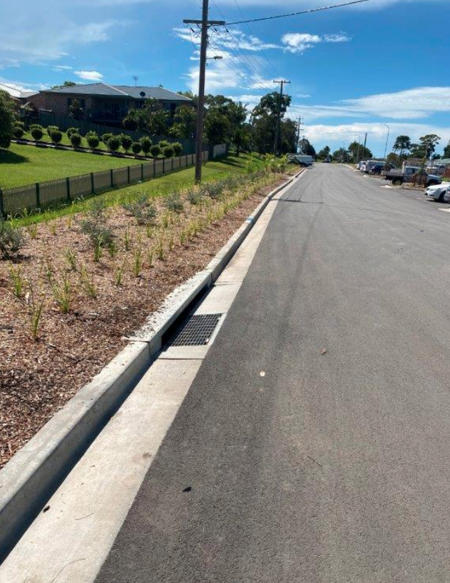 Newly Built Road And Landscaping — Draftsman in Forster, NSW