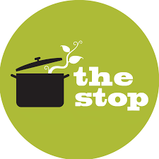 The logo for the stop has a pot with a plant growing out of it