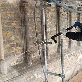 Vecon Hydro Hogedruktailer huren Zeeland, Zeeuws Vlaanderen gevelreiniging