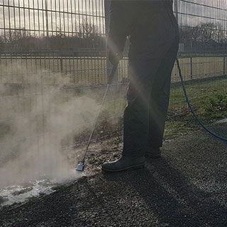 Vecon Hydro Hogedruktailer huren Zeeland, Zeeuws Vlaanderen onkruidbestrijding