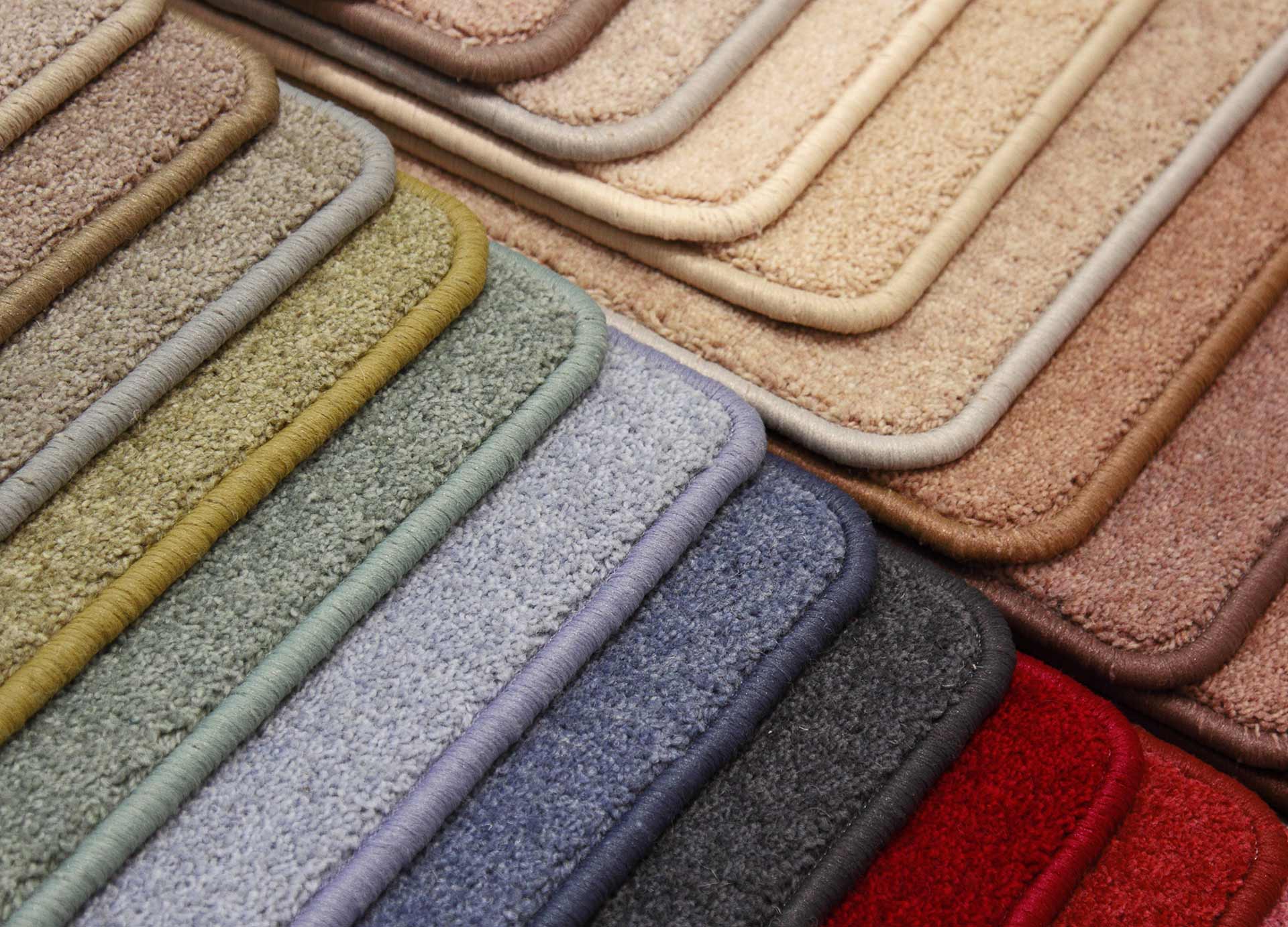 different colour carpets