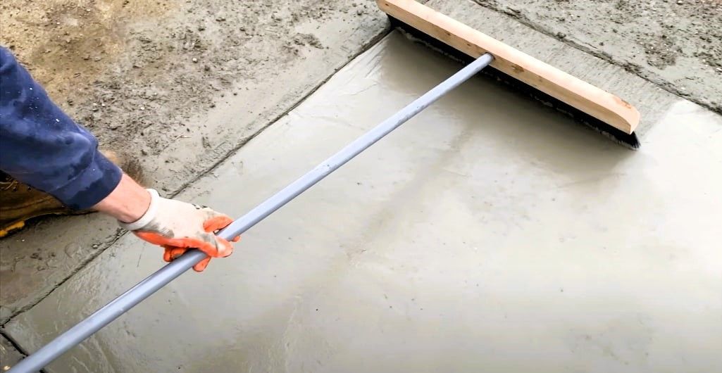 Skilled professional performing concrete slab replacement