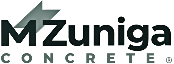 M Zuniga concrete logo on a white background