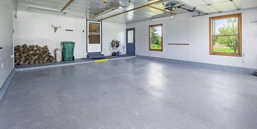 epoxy coated garage floor in Grand Rapids, MI