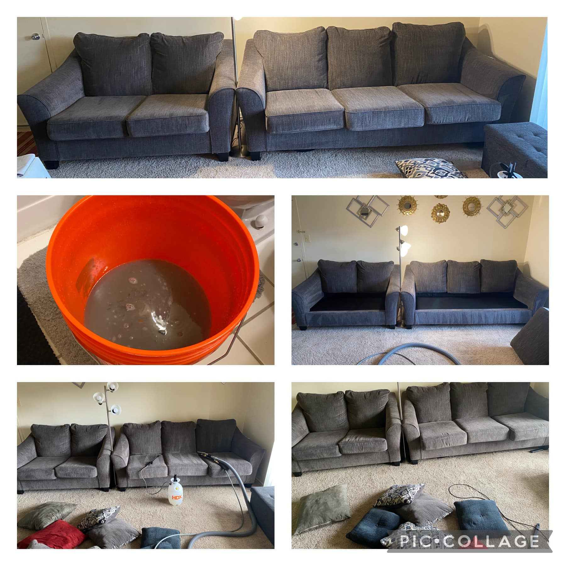Newly Cleaned Sofa