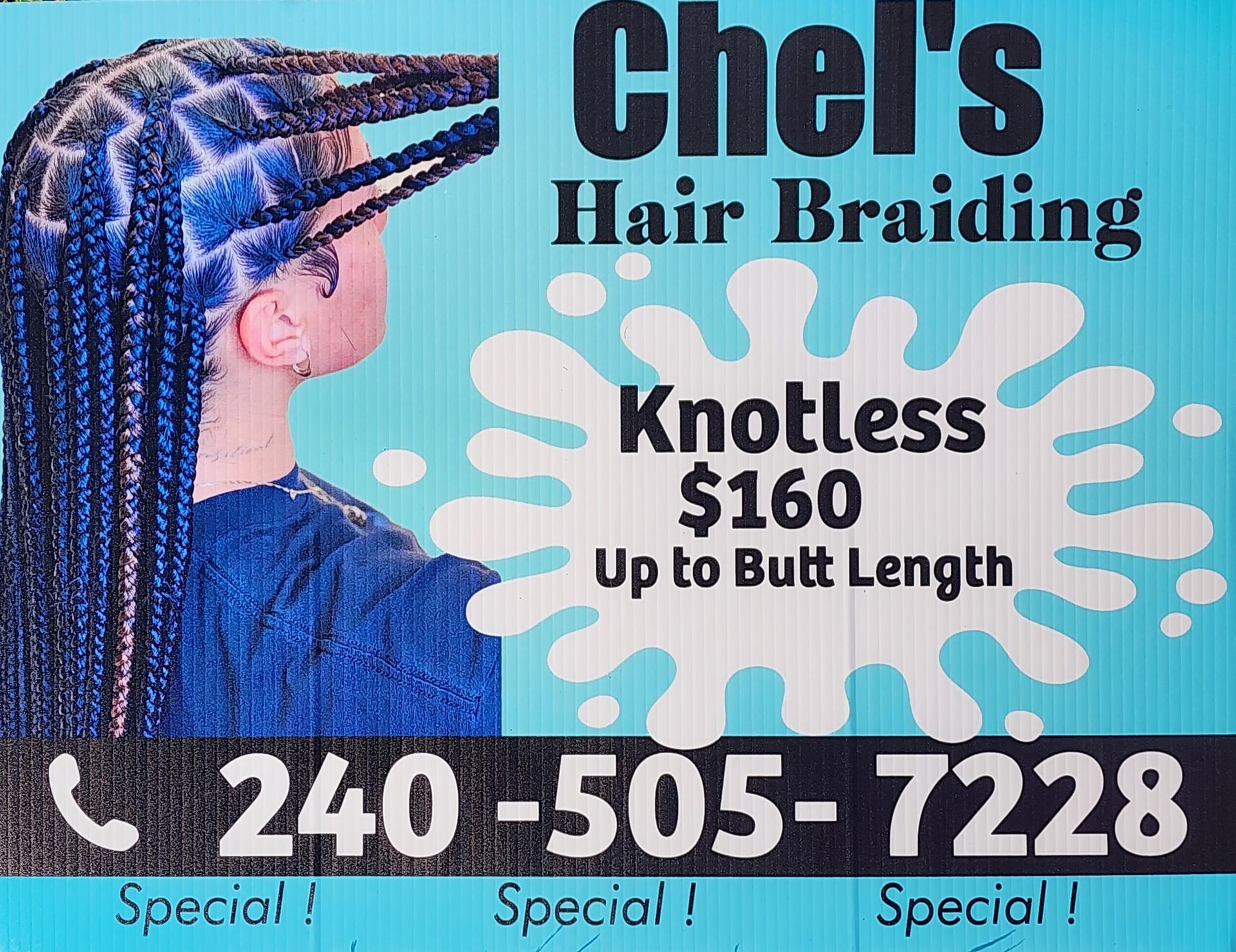 Knotless Hair Braiding - $160