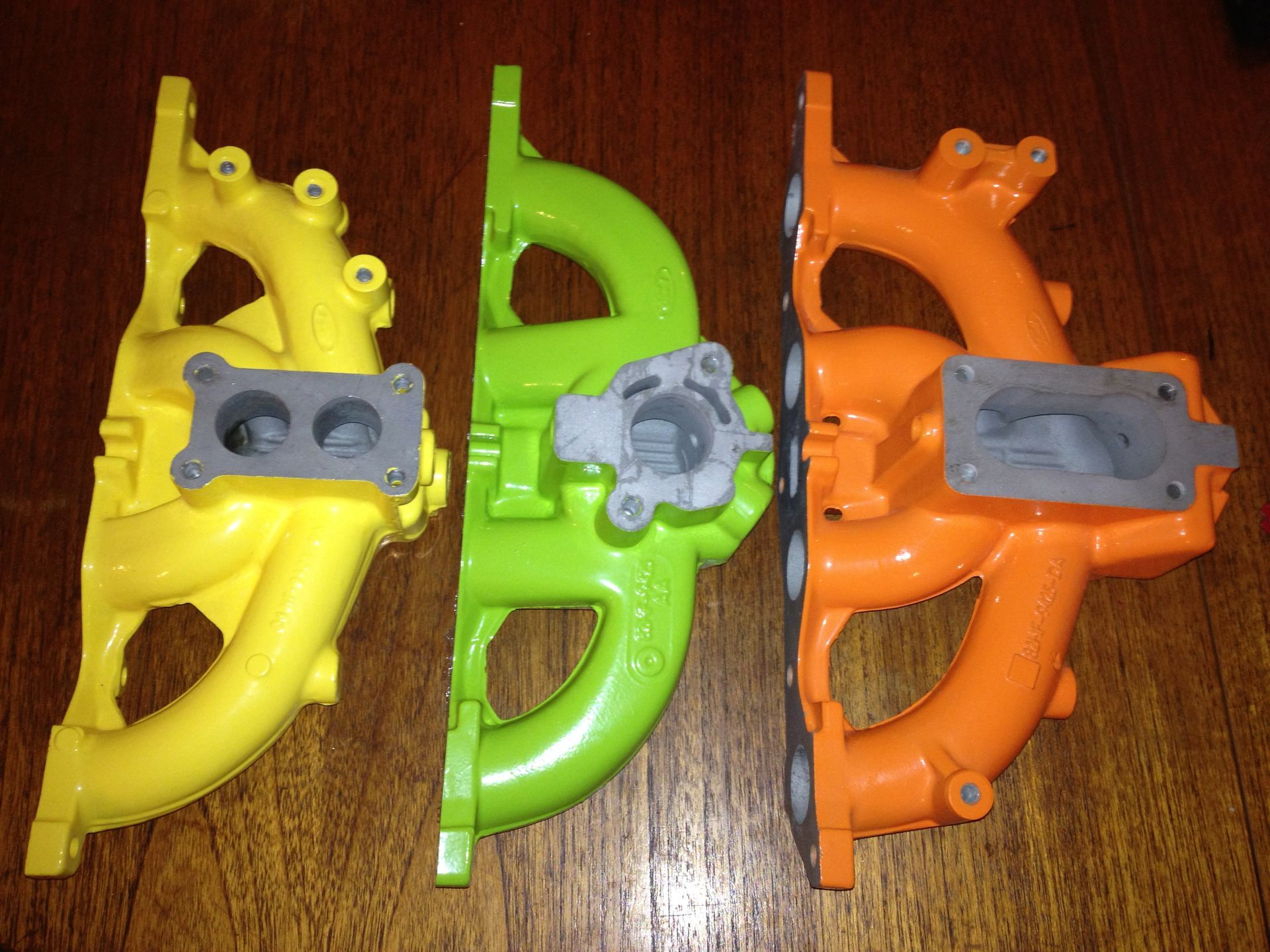 ford pinto inlet manifold powder coating