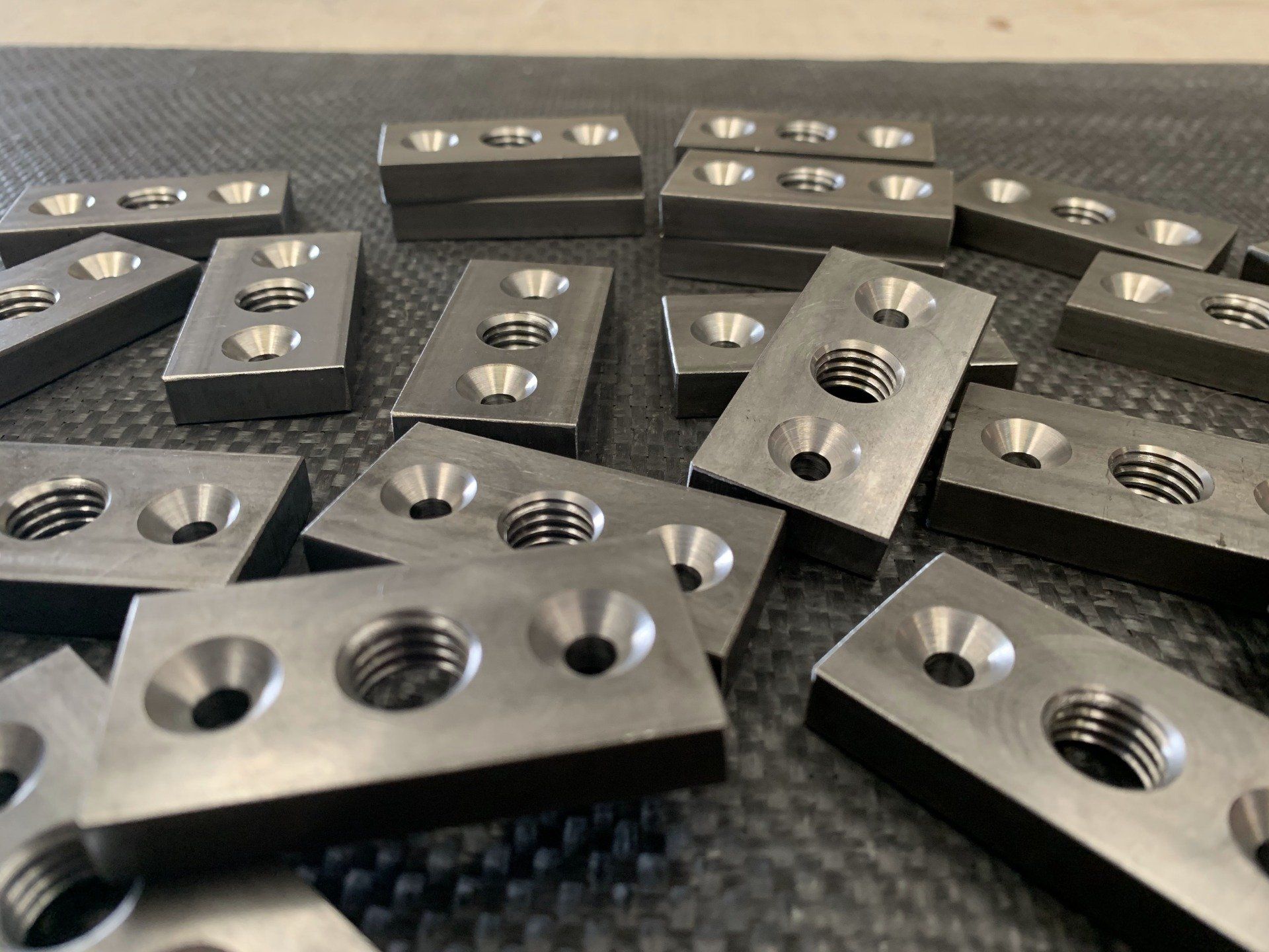 cnc machined vice screw nut plates