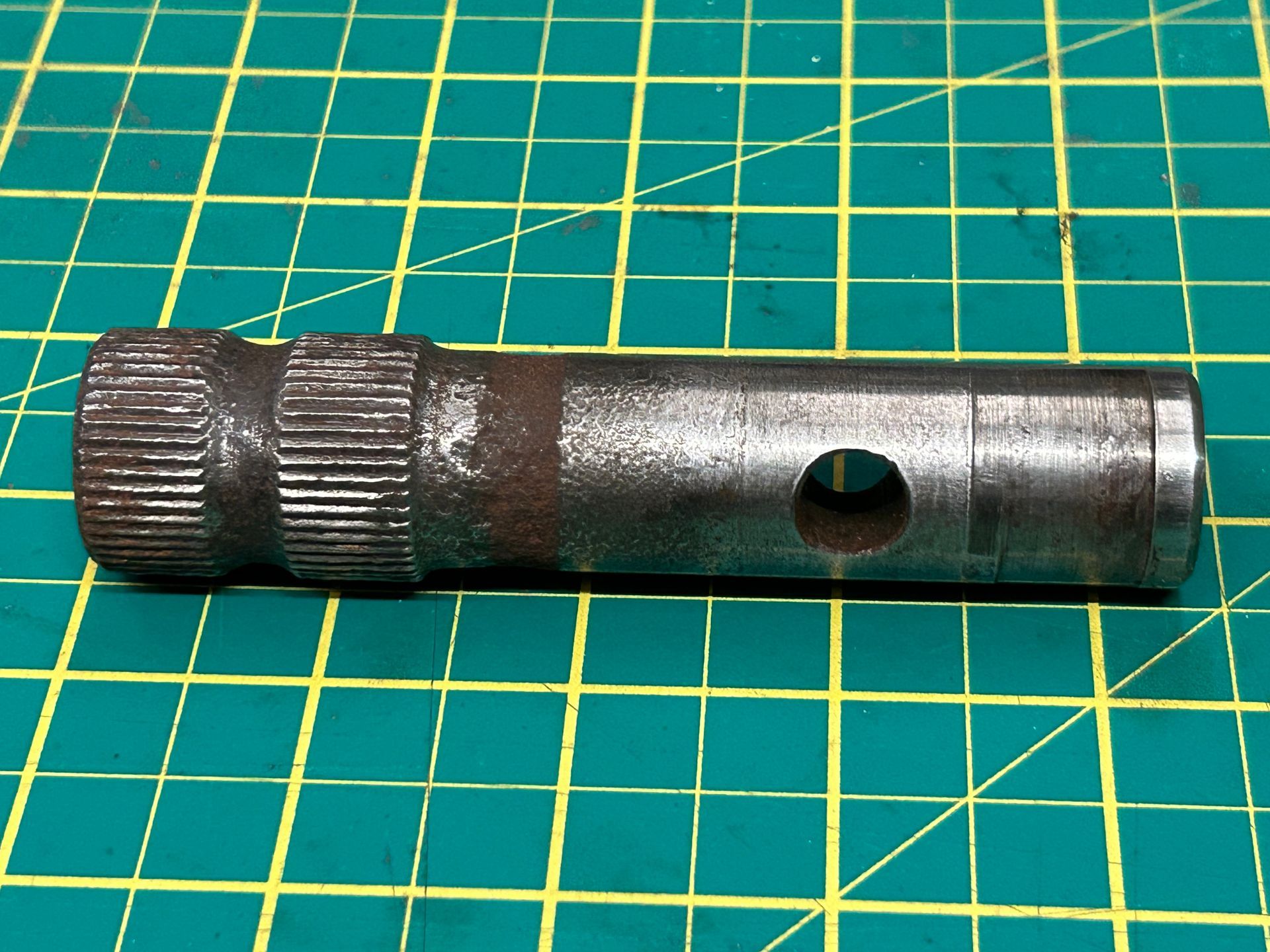 turning lathe metal shaft repair