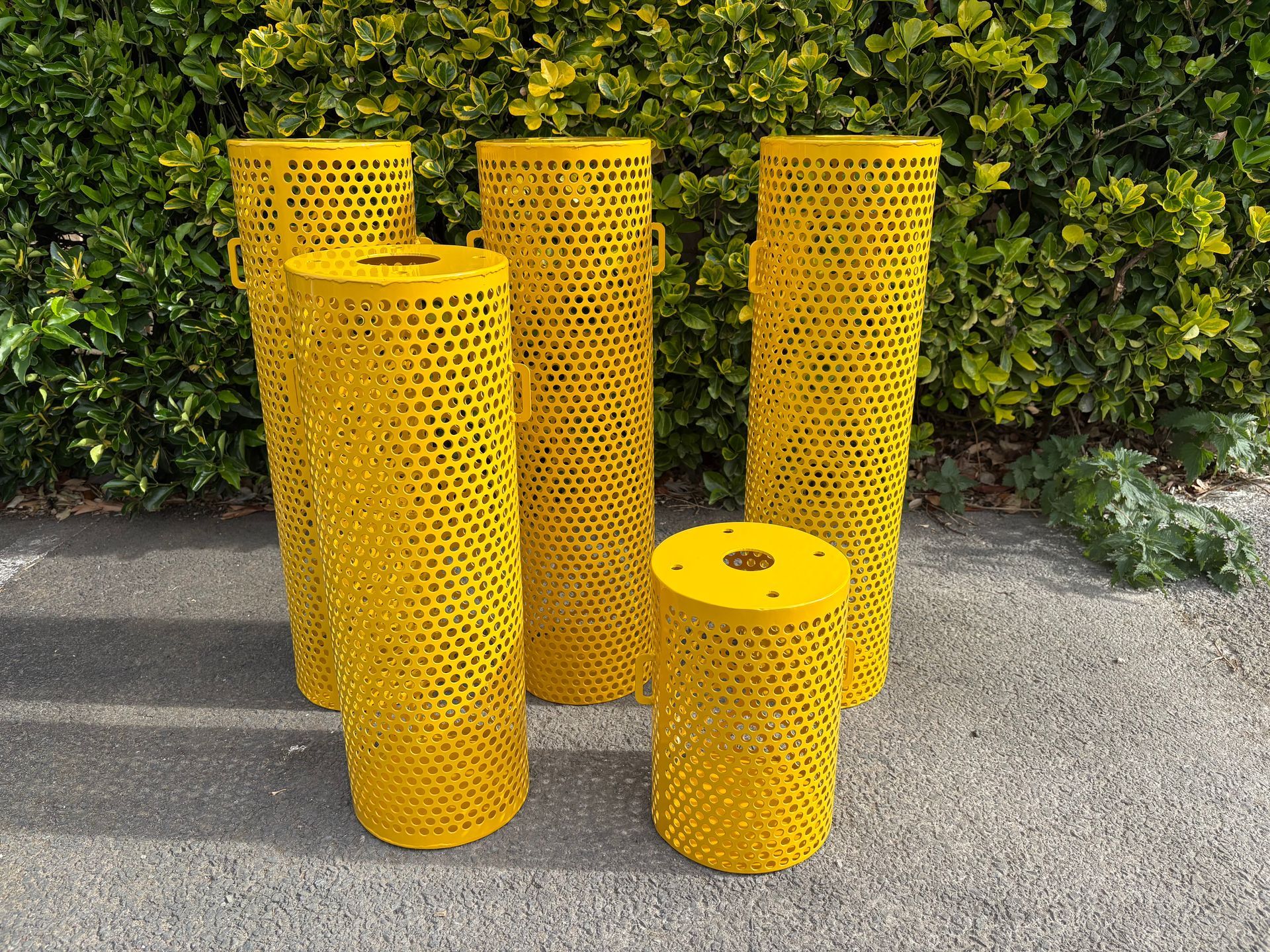 water pump filter tubes powder coated