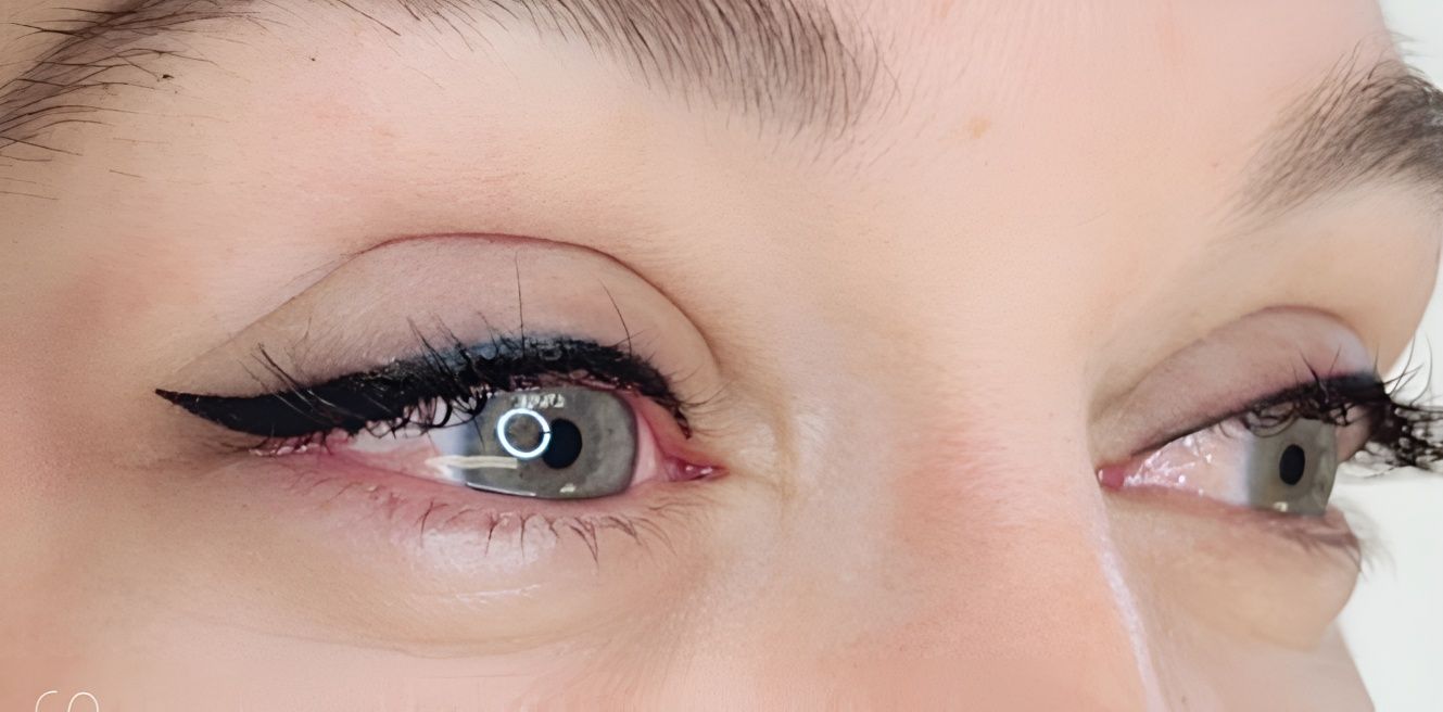 A close up of a woman 's eye with eyeliner on it — Sibina Cosmetic Tattoo Art In Broadbeach, QLD