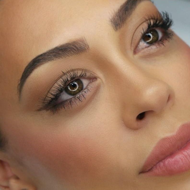 A close up of a woman 's face with makeup on— Sibina Cosmetic Tattoo Art In Broadbeach, QLD