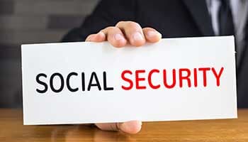 Social security, message on white card - Social Security Disability claims in Morganton, NC-LeCroy Law Firm, PLLC