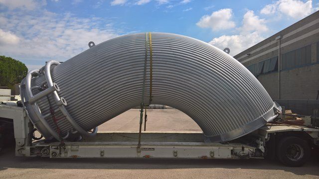 componente metallica di attrezzatura per l'industria pesante