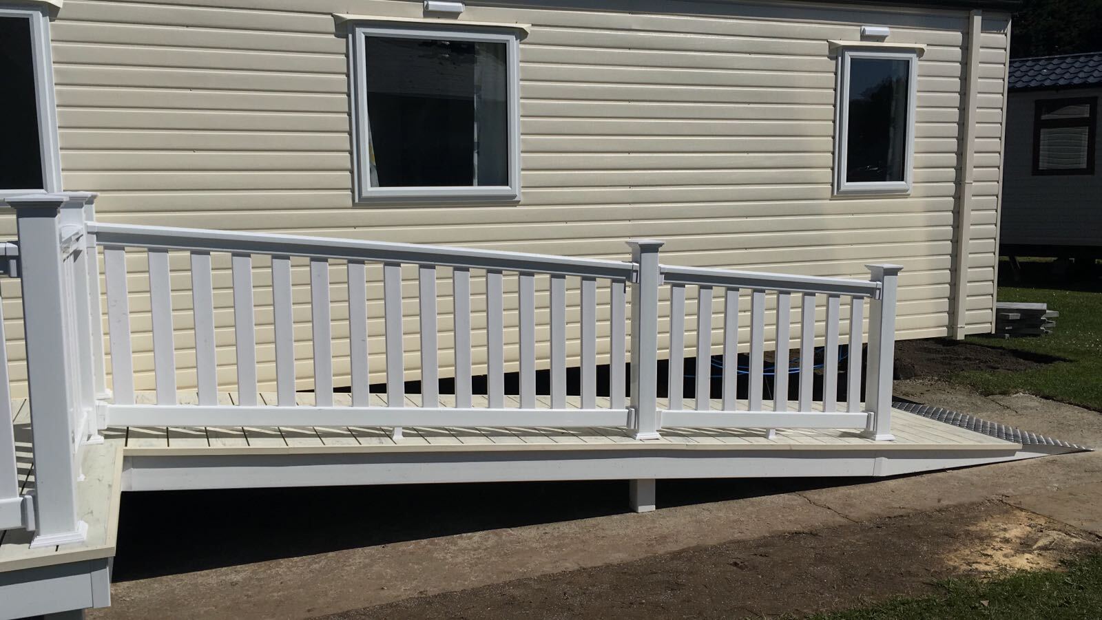 Caravan ramp