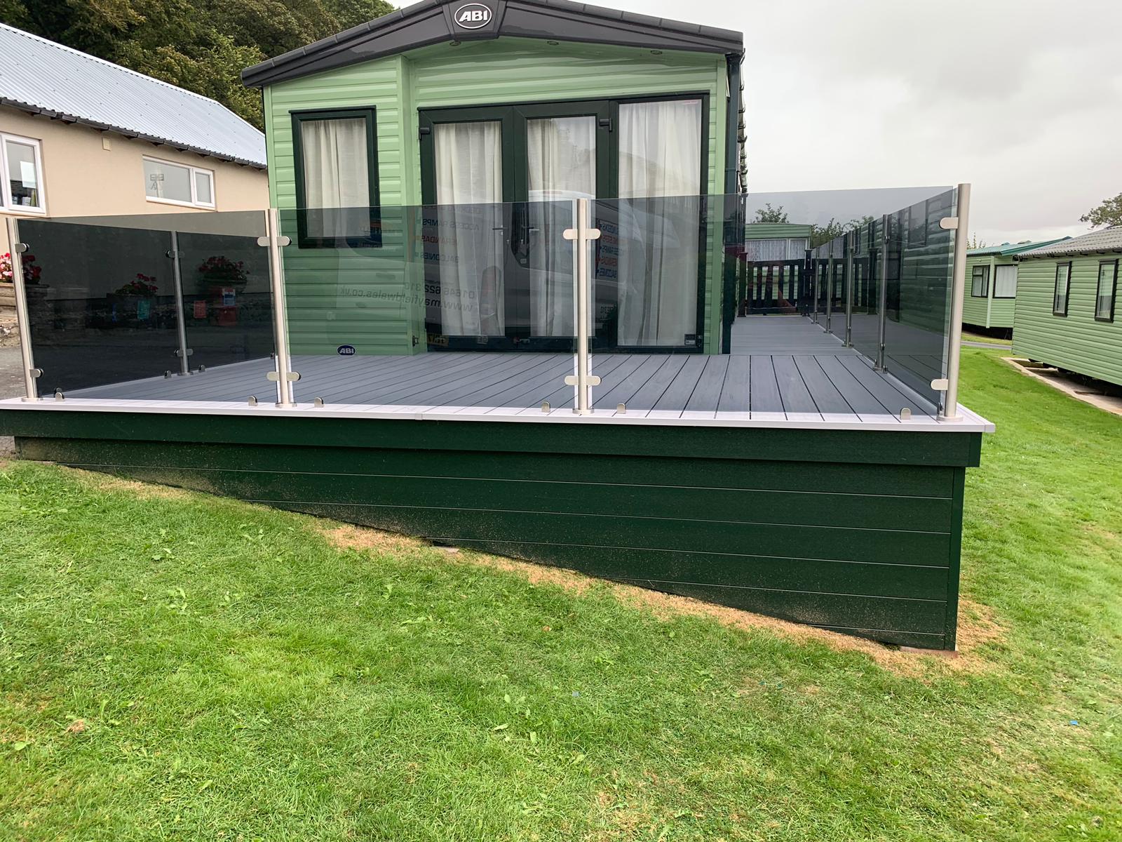 caravan decking installed Ceredigion