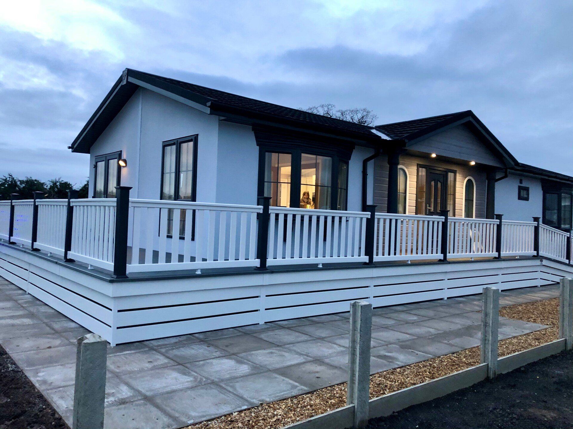 caravan and lodge decking