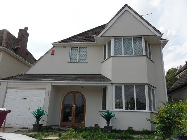 after - rendered house - front view