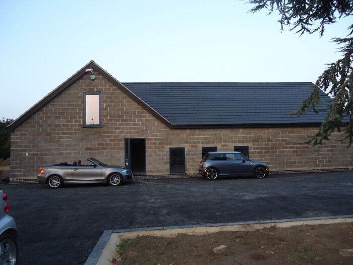 before - long brick house