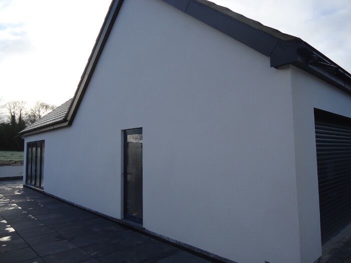 after - rendered house - back view