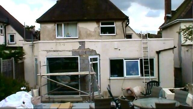 before - house with bad walls