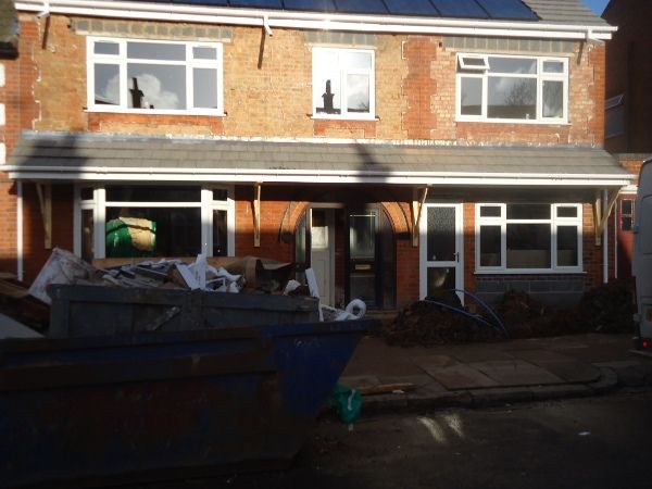 before - house with brick walls