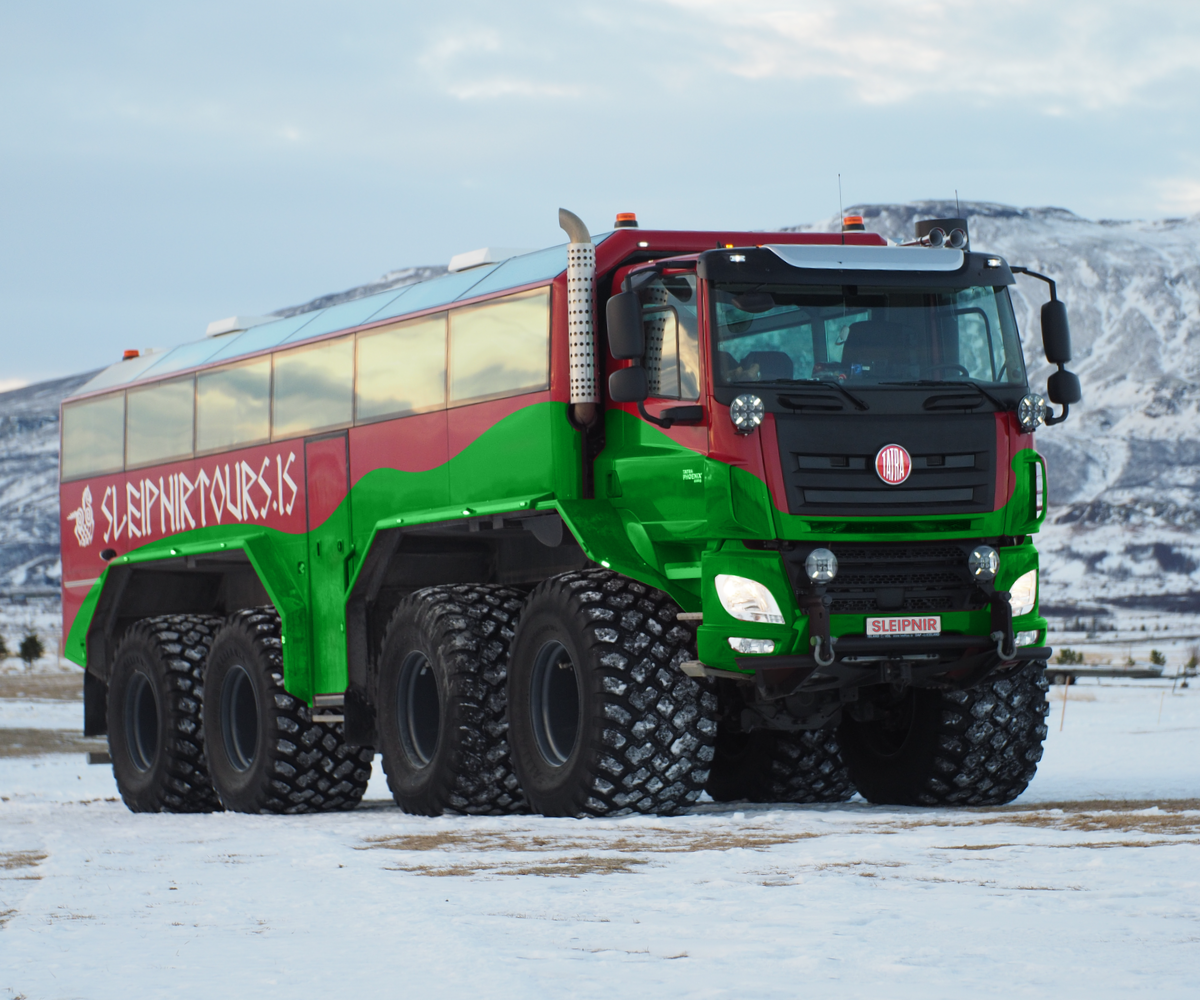 Sleipnir_Glacier_Tours_Iceland_Green_Monster_Truck