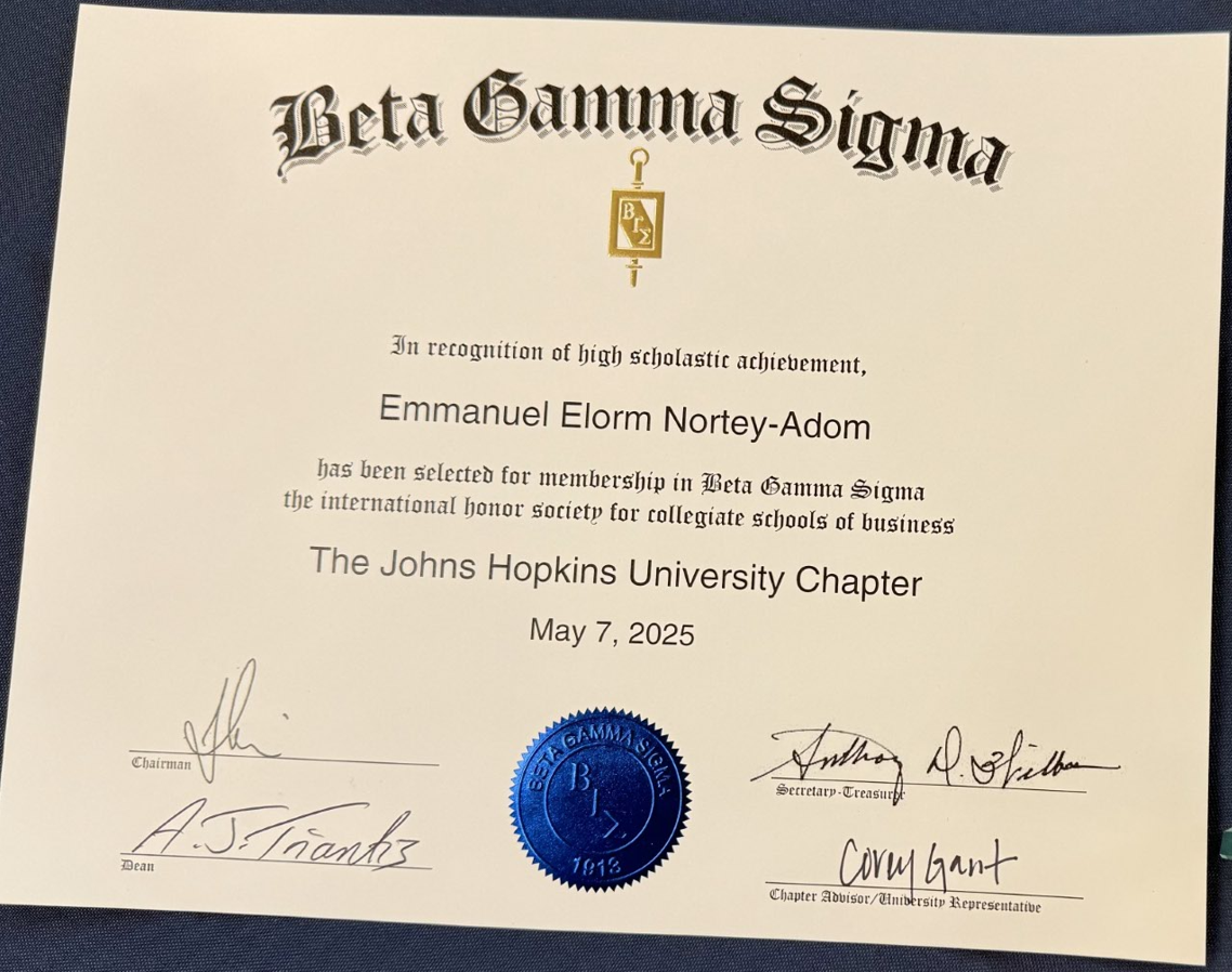 Beta Gamma Sigma
