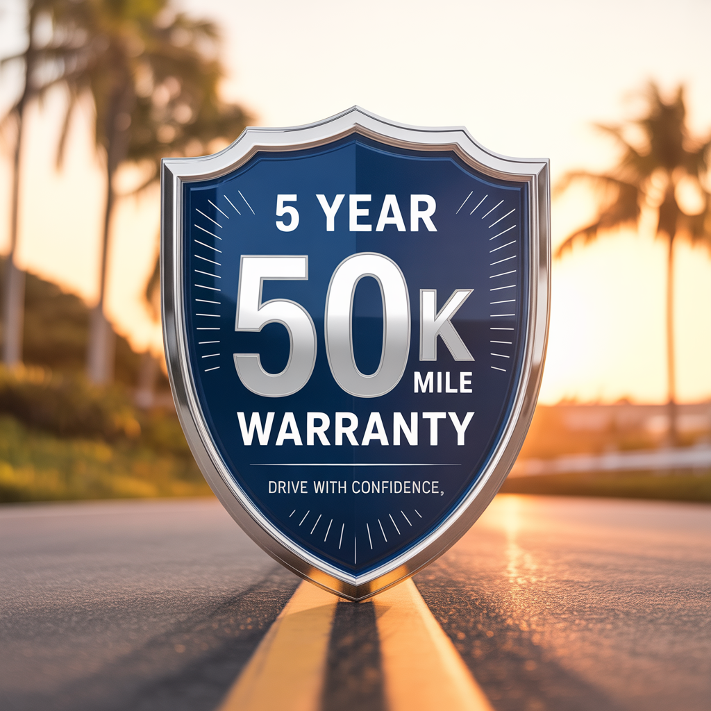 5-Year / 50K-Mile Warranty | Pensacola AC & Auto Service Center